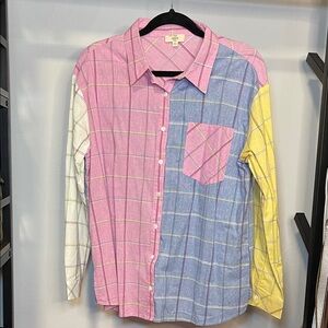 Entro Multicolor Plaid Men's Shirt